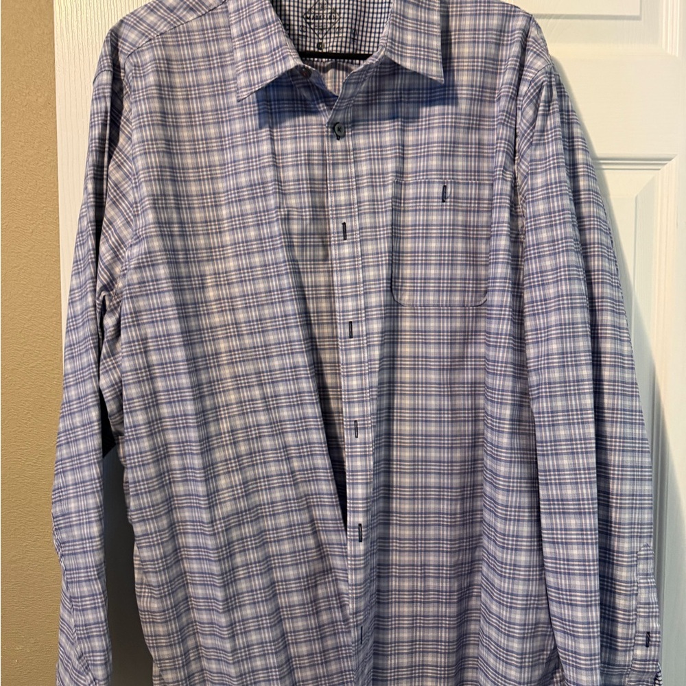 Classic Men's Plaid Button-Down Shirt